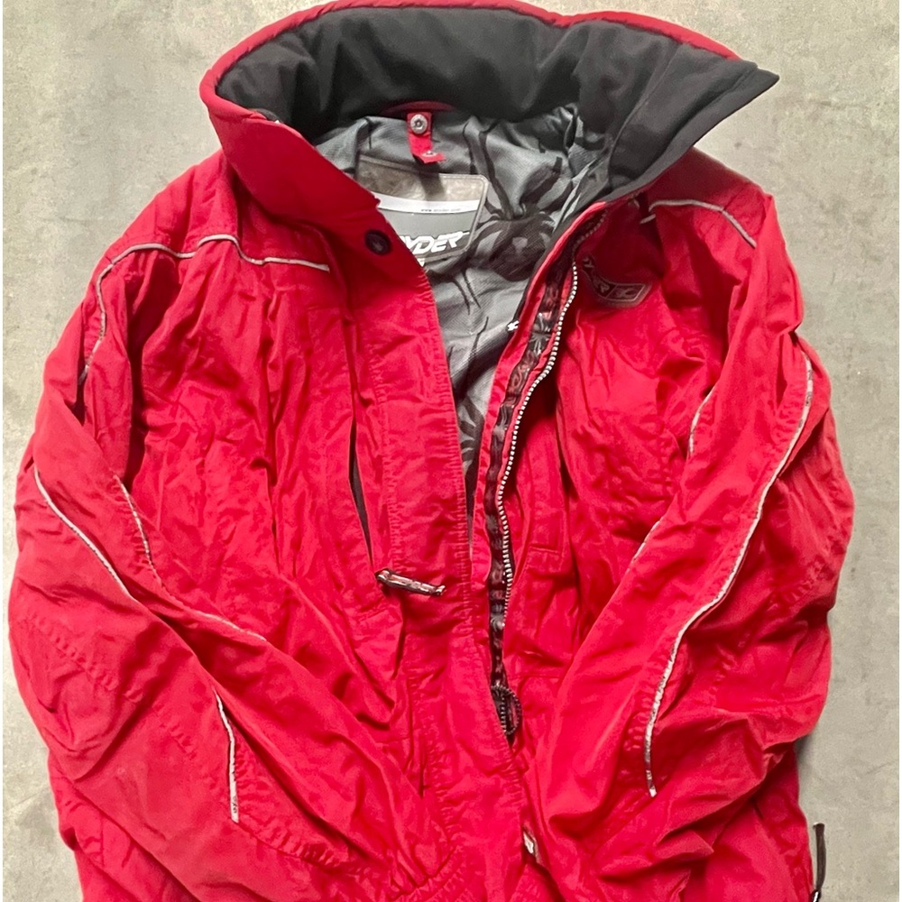 Fantastic ladies Spyder ski jacket with removable lining.Large. Great condition!